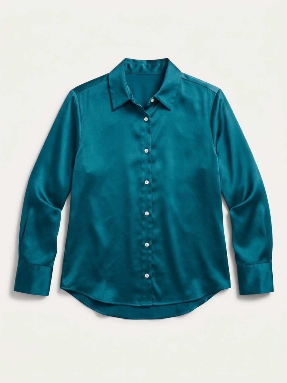Rachel Zoe New long-sleeve satin blouse Size L